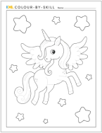 IXL Colour by Skill Unicorn